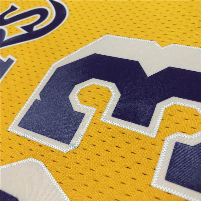 DENNIS RODMAN LOS ANGELES LAKERS THROWBACK JERSEY (HEAT APPLIED) - Prime Reps