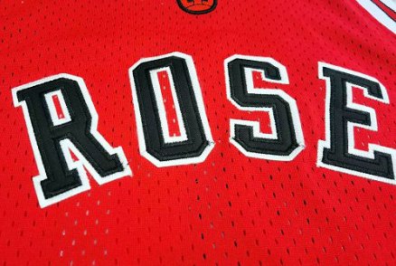 Chicago bulls clearance rose jersey