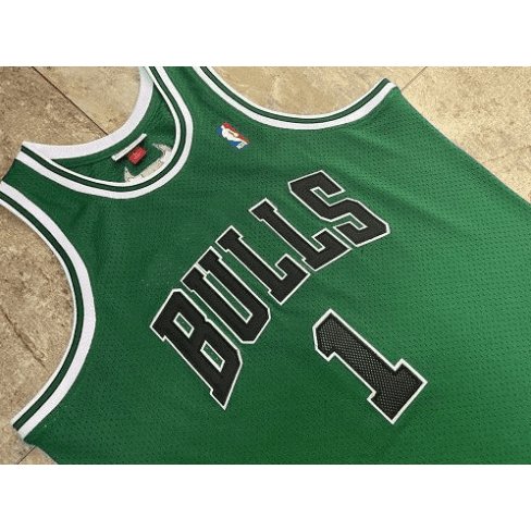 DERRICK ROSE CHICAGO BULLS THROWBACK JERSEY ST. PATRICK'S DAY - Prime Reps