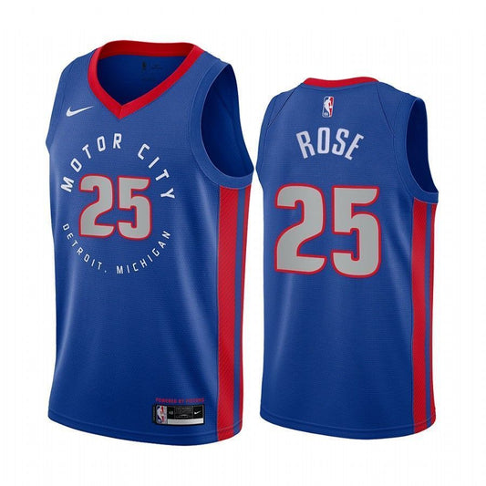 DERRICK ROSE DETROIT PISTONS CITY EDITION JERSEY - Prime Reps