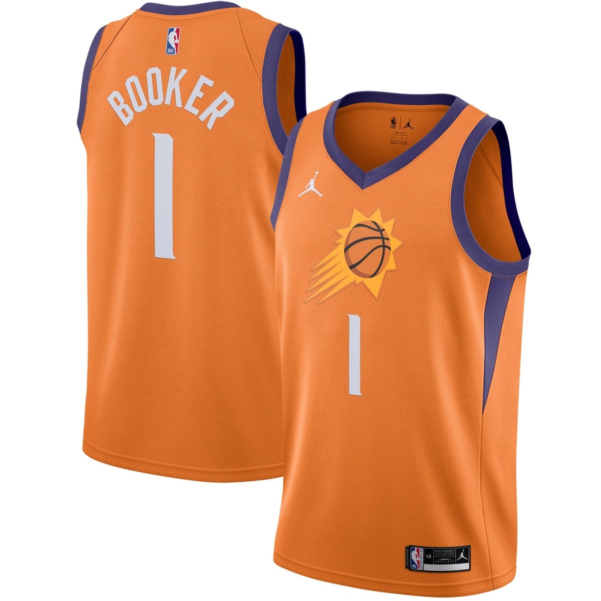 DEVIN BOOKER PHOENIX SUNS STATEMENT JERSEY - Prime Reps