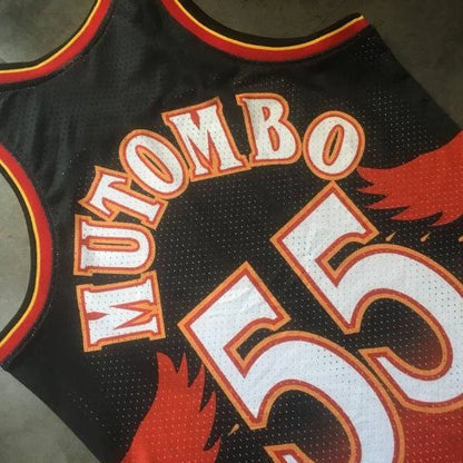 DIKEMBE MUTOMBO ATLANTA HAWKS THROWBACK JERSEY - Prime Reps