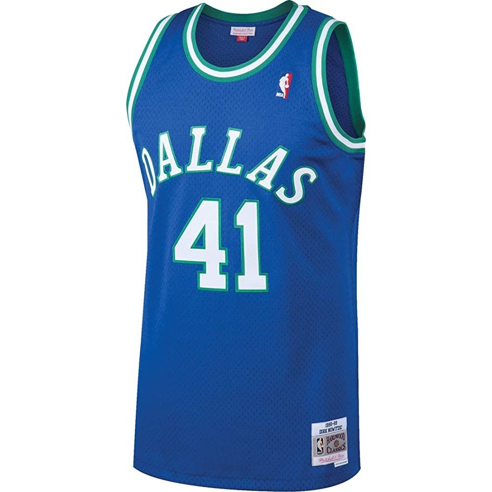 DIRK NOWITZKI DALLAS MAVERICKS THROWBACK JERSEY - Prime Reps