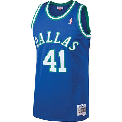DIRK NOWITZKI DALLAS MAVERICKS THROWBACK JERSEY - Prime Reps