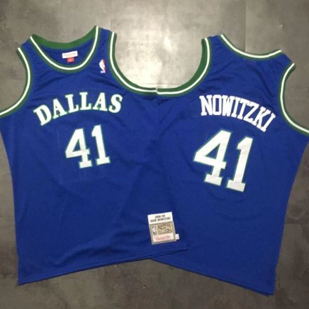 DIRK NOWITZKI DALLAS MAVERICKS THROWBACK JERSEY - Prime Reps