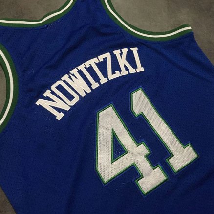DIRK NOWITZKI DALLAS MAVERICKS THROWBACK JERSEY - Prime Reps