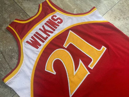 DOMINIQUE WILKINS ATLANTA HAWKS THROWBACK JERSEY - Prime Reps