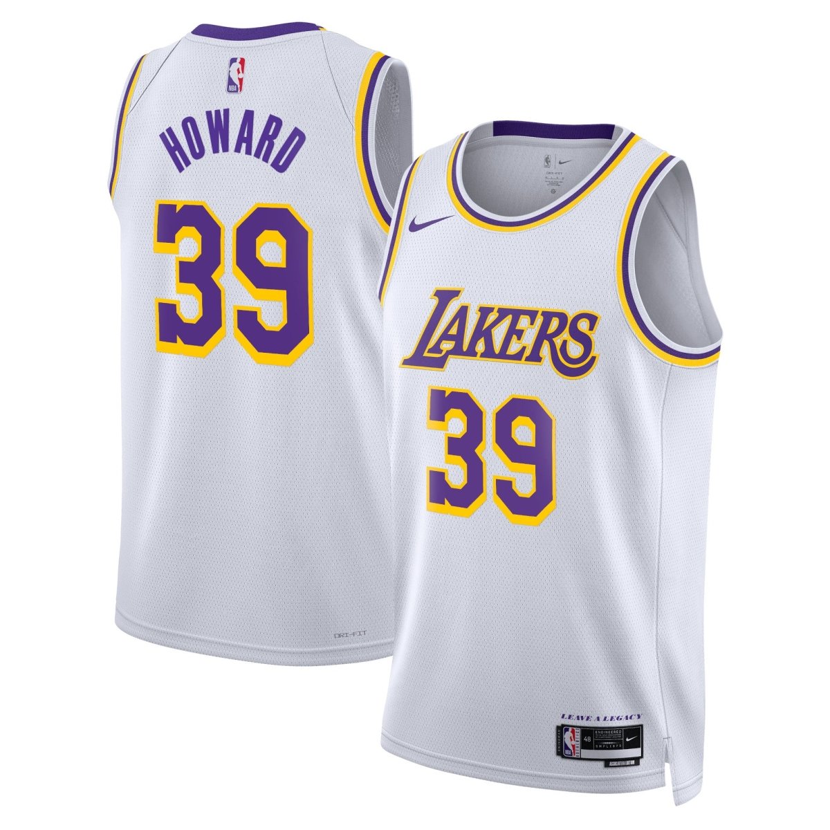 DWIGHT HOWARD LOS ANGELES LAKERS ASSOCIATION JERSEY - Prime Reps