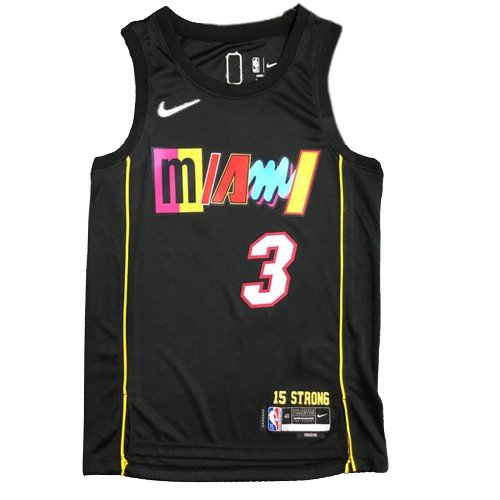 DWYANE WADE MIAMI HEAT CITY EDITION JERSEY - Prime Reps