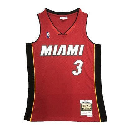 DWYANE WADE MIAMI HEAT THROWBACK JERSEY (HEAT APPLIED) - Prime Reps