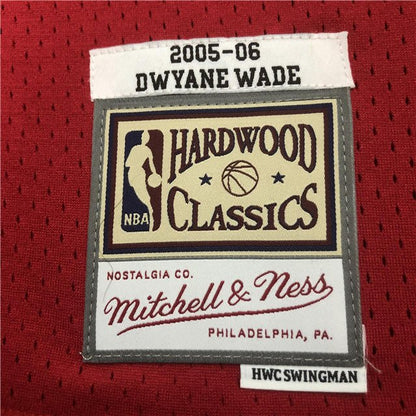 DWYANE WADE MIAMI HEAT THROWBACK JERSEY (HEAT APPLIED) - Prime Reps