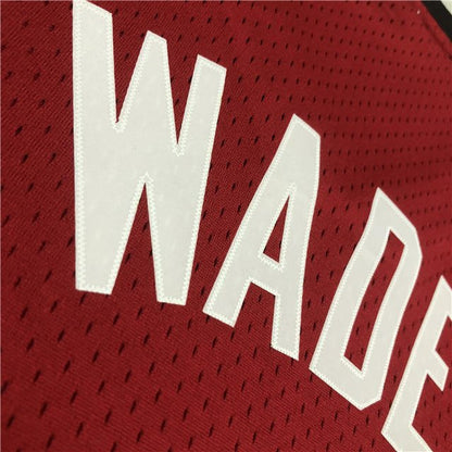 DWYANE WADE MIAMI HEAT THROWBACK JERSEY (HEAT APPLIED) - Prime Reps