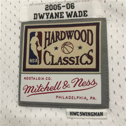 DWYANE WADE MIAMI HEAT THROWBACK JERSEY (HEAT APPLIED) - Prime Reps