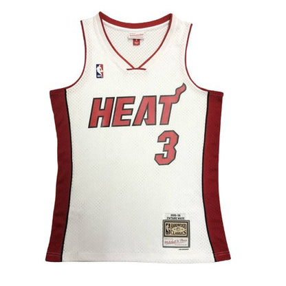 DWYANE WADE MIAMI HEAT THROWBACK JERSEY (HEAT APPLIED) - Prime Reps