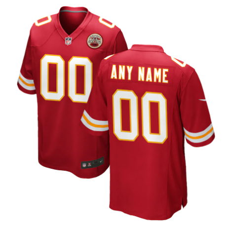 CUSTOM KANSAS CITY CHIEFS NFL JERSEY