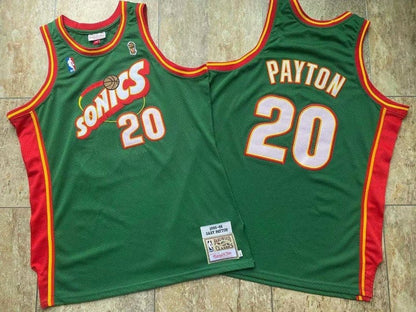 GARY PAYTON SEATTLE SONICS THROWBACK JERSEY - Prime Reps
