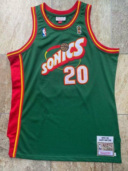GARY PAYTON SEATTLE SONICS THROWBACK JERSEY - Prime Reps