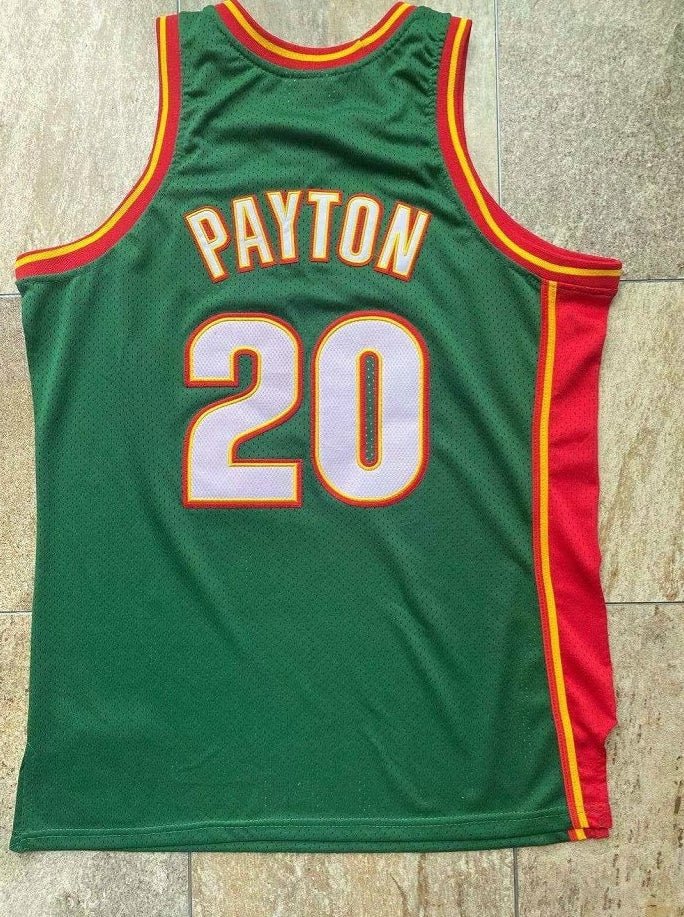 GARY PAYTON SEATTLE SONICS THROWBACK JERSEY - Prime Reps