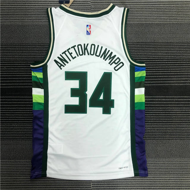 GIANNIS ANTETOKOUNMPO MILWAUKEE BUCKS 2021-22 CITY EDITION JERSEY - Prime Reps