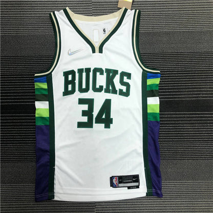 GIANNIS ANTETOKOUNMPO MILWAUKEE BUCKS 2021-22 CITY EDITION JERSEY - Prime Reps