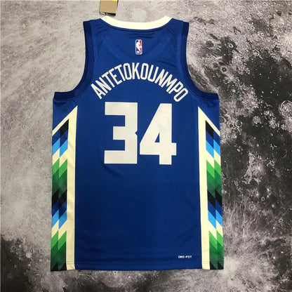GIANNIS ANTETOKOUNMPO MILWAUKEE BUCKS 2022-23 CITY EDITION JERSEY - Prime Reps