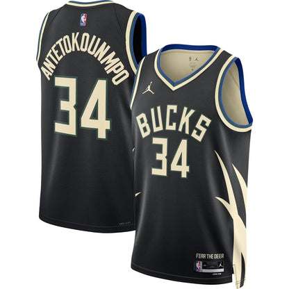 GIANNIS ANTETOKOUNMPO MILWAUKEE BUCKS 2022-23 STATEMENT JERSEY - Prime Reps