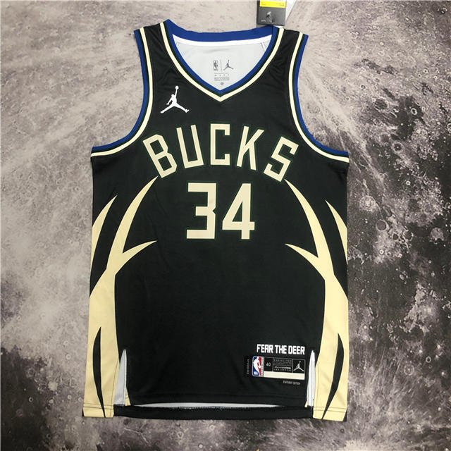 GIANNIS ANTETOKOUNMPO MILWAUKEE BUCKS 2022-23 STATEMENT JERSEY - Prime Reps