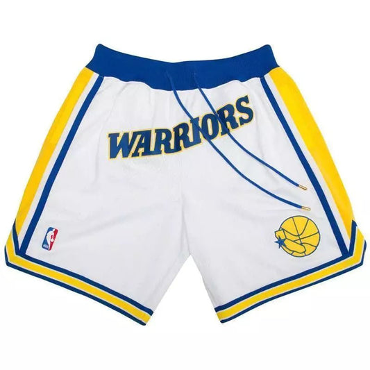 GOLDEN STATE WARRIORS BASKETBALL THROWBACK SHORTS - Prime Reps