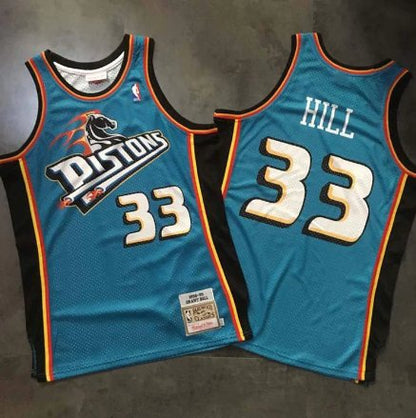 GRANT HILL DETROIT PISTONS THROWBACK JERSEY - Prime Reps