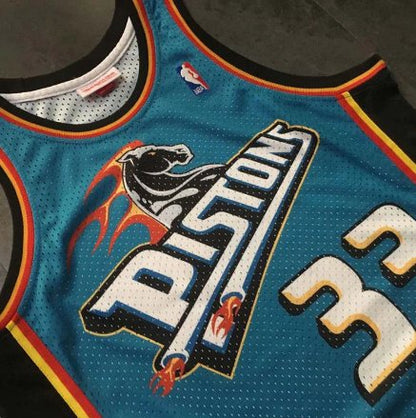 GRANT HILL DETROIT PISTONS THROWBACK JERSEY - Prime Reps