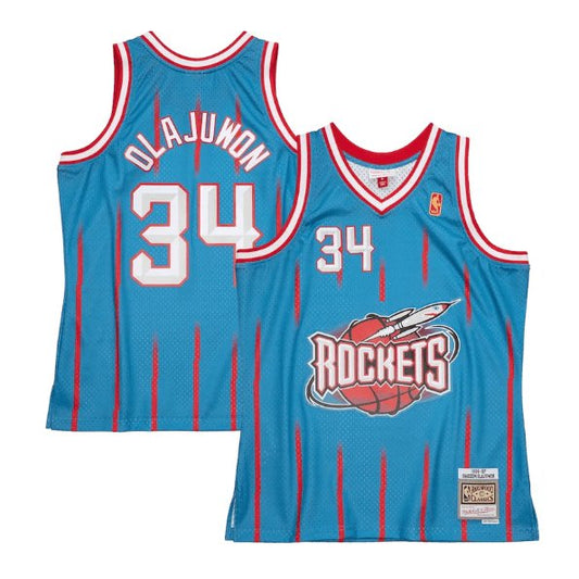 HAKEEM OLAJUWON HOUSTON ROCKETS THROWBACK JERSEY - Prime Reps