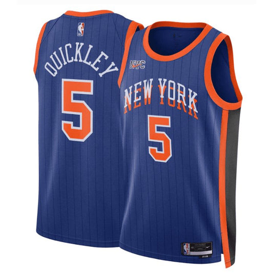 IMMANUEL QUICKLEY NEW YORK KNICKS 2023-24 CITY EDITION JERSEY - Prime Reps