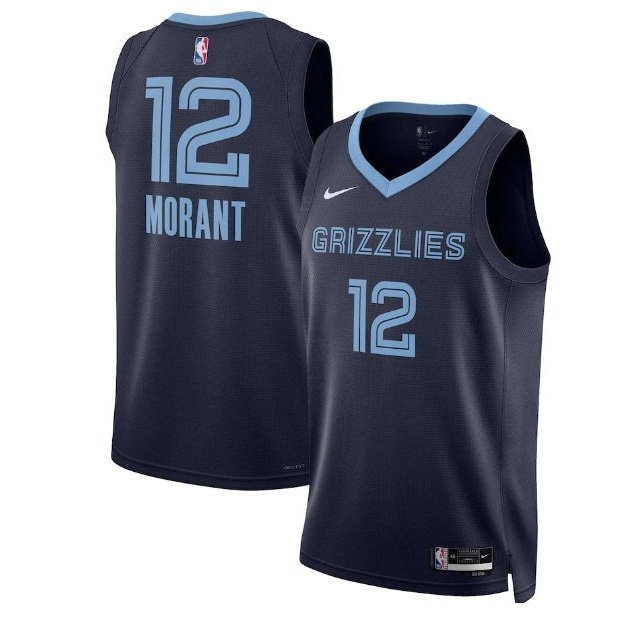 JA MORANT MEMPHIS GRIZZLIES ICON JERSEY - Prime Reps