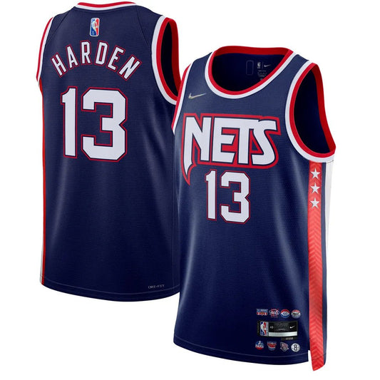 JAMES HARDEN BROOKLYN NETS 2021-22 CITY EDITION JERSEY - Prime Reps