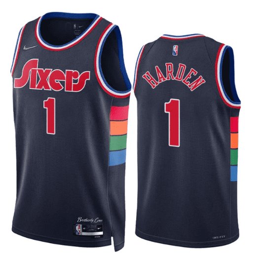 JAMES HARDEN PHILADELPHIA 76ERS 2021-22 CITY EDITION JERSEY - Prime Reps