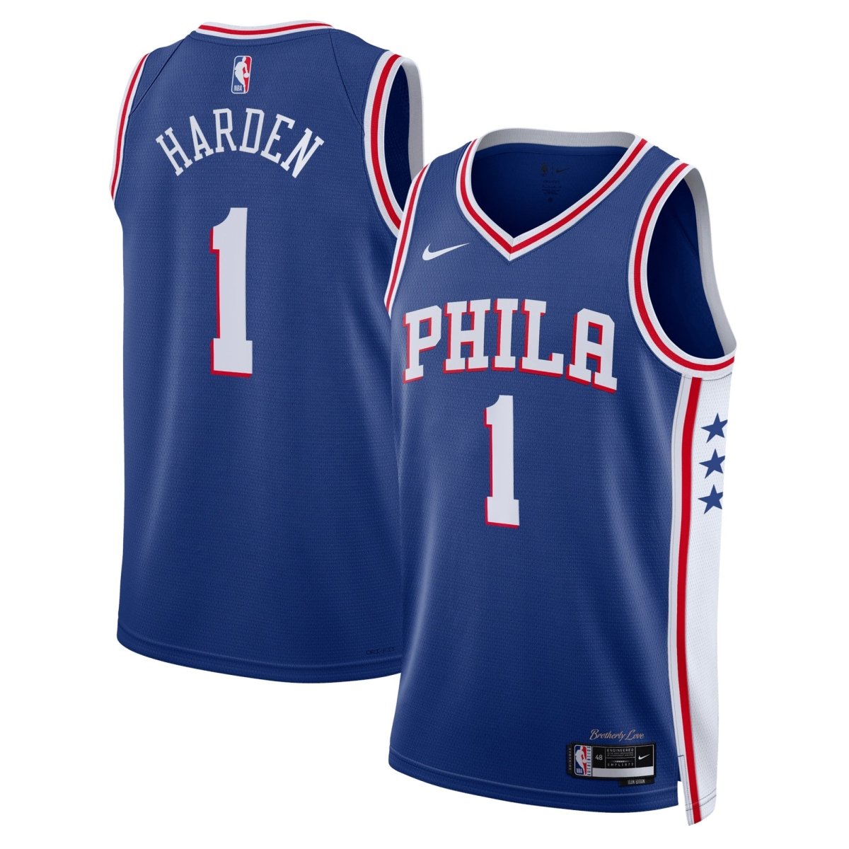 JAMES HARDEN PHILADELPHIA 76ERS ICON JERSEY - Prime Reps