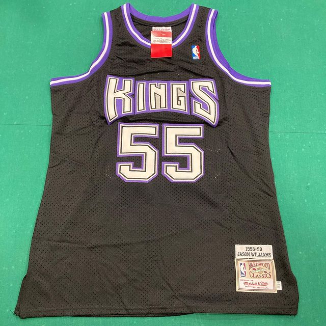 JASON WILLIAMS SACRAMENTO KINGS THROWBACK JERSEY - Prime Reps