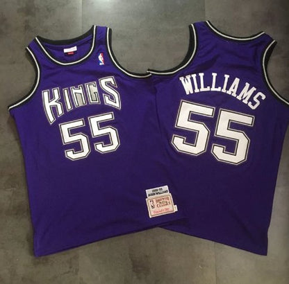 JASON WILLIAMS SACRAMENTO KINGS THROWBACK JERSEY - Prime Reps