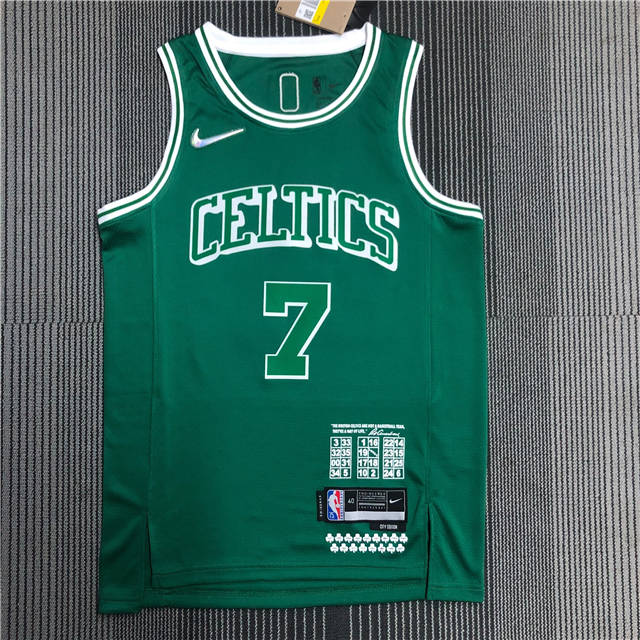JAYLEN BROWN BOSTON CELTICS 2021-22 CITY EDITION JERSEY - Prime Reps