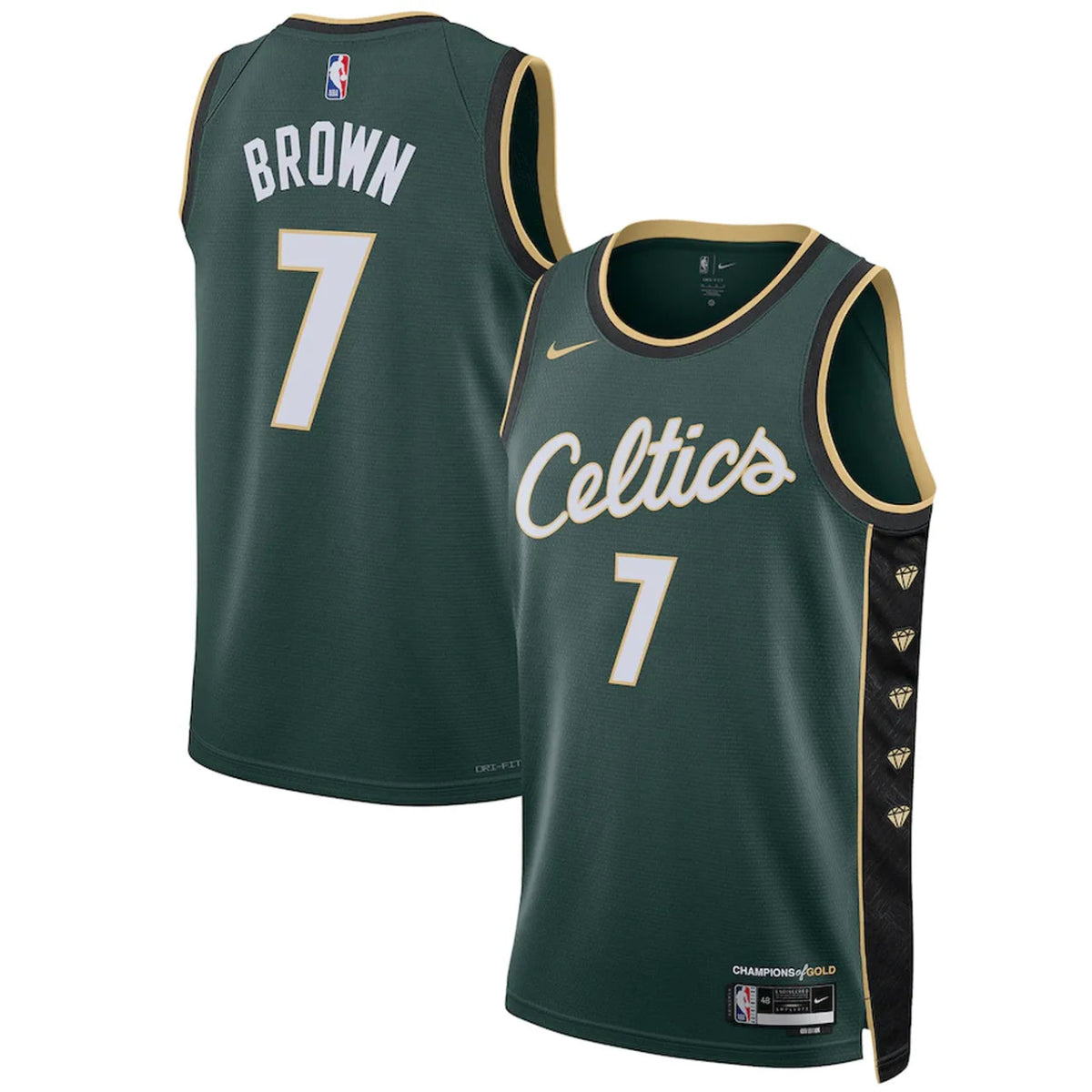 JAYLEN BROWN BOSTON CELTICS 2022-23 STATEMENT JERSEY - Prime Reps