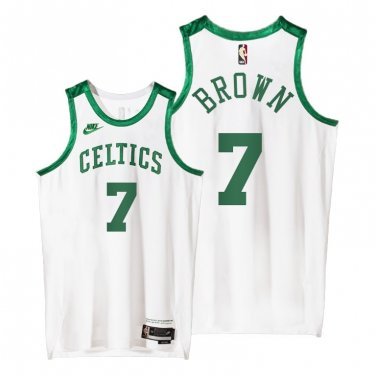 JAYLEN BROWN BOSTON CELTICS 75TH ANNIVERSARY JERSEY - Prime Reps