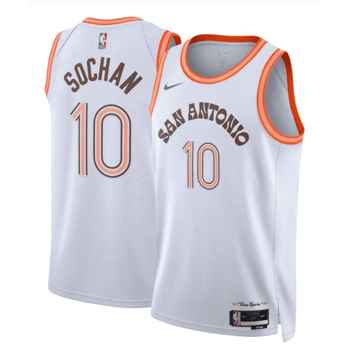 JEREMY SOCHAN SAN ANTONIO SPURS 2023-24 CITY EDITION JERSEY - Prime Reps