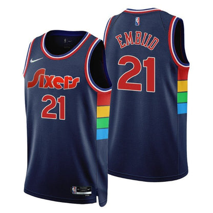 JOEL EMBIID PHILADELPHIA 76ERS 2021-22 CITY EDITION JERSEY - Prime Reps