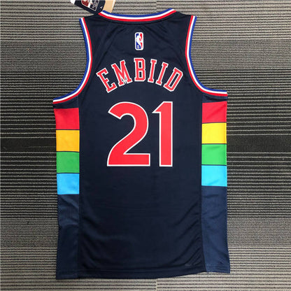 JOEL EMBIID PHILADELPHIA 76ERS 2021-22 CITY EDITION JERSEY - Prime Reps