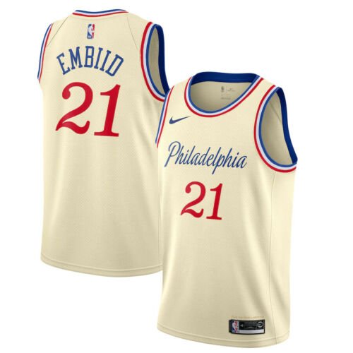 JOEL EMBIID PHILADELPHIA 76ERS CITY EDITION JERSEY - Prime Reps
