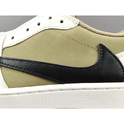 JORDAN 1 LOW GOLF x TRAVIS SCOTT NEUTRAL OLIVE - Prime Reps