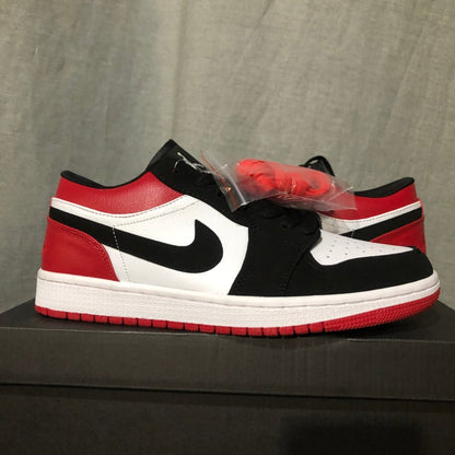 JORDAN 1 LOW x BRED TOE - Prime Reps