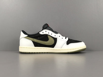 JORDAN 1 LOW x TRAVIS SCOTT OLIVE - Prime Reps