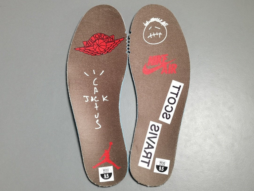 Travis scott jordan best sale 1 insole