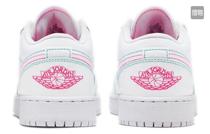 JORDAN 1 LOW x WHITE GREEN PINK - Prime Reps